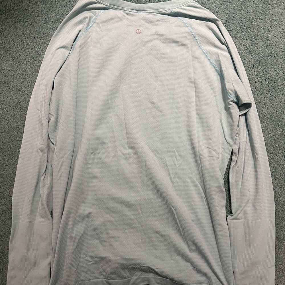 Lululemon Light Blue swiftly Long Sleeve Top